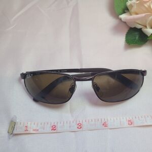 Ray-Ban Unisex 90s/ Y2K Rb 3176 Flight Polarised Colour Brown Chrome ✈️🌴